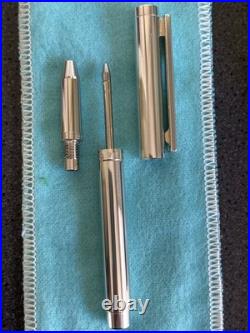 Authentic Tiffany & Co 1837 Sterling Silver German Ballpoint Pen + Box