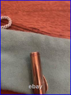 Authentic Tiffany & Co. Ballpoint Pen Music Score Sterling Silver RARE Box & Bag
