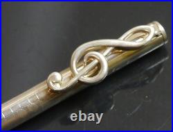 Authentic Tiffany & Co. Ballpoint pen Music sheet Sterling Silver #5385