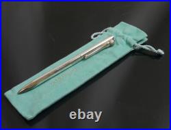 Authentic Tiffany & Co. Ballpoint pen, golf, vintage Sterling Silver #10834