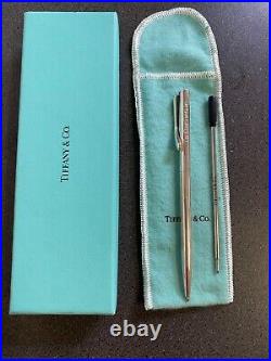 Authentic Tiffany & Co Elsa Peretti Sterling Silver Retractable Ballpoint Pen