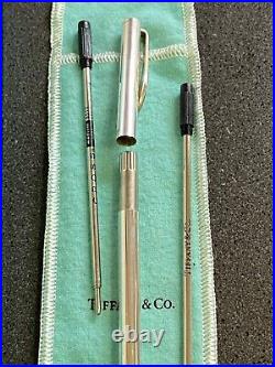 Authentic Tiffany & Co Elsa Peretti Sterling Silver Retractable Ballpoint Pen