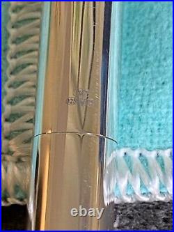 Authentic Tiffany & Co Elsa Peretti Sterling Silver Retractable Ballpoint Pen