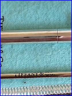 Authentic Tiffany & Co Elsa Peretti Sterling Silver Retractable Ballpoint Pen