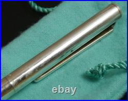 Authentic Tiffany & Co. National flag ballpoint pen Sterling Silver #8515