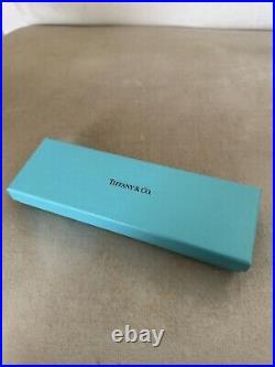 Authentic Tiffany & Co. Tiffany Ballpoint Purse Pen Silver Sterling Light blue