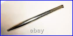 Authentic Tiffany T Clip Ballpoint Pen Silver Sterling 925 Black Ink