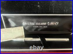 BIC Ballpoint Pen Silver 925 Solid Limited Edition Warranty