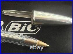 BIC Cristal Silver Pen With Solid 925 SILVER Cap Vintage'91 A