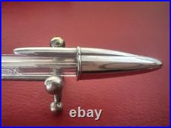 BIC Cristal Silver Pen With Solid 925 SILVER Cap Vintage'91 A