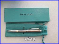 BRAND NEW ULTRA RARE Tiffany's Streamerica Ballpoint Pen. 925 STERLING SILVER