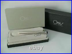 BVLGARI Pen Full Barrel. 925 Sterling Silver By Omas ABSOLUTELY STUNNING! NEW