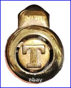 Ballpoint Pen Parker Sonnet Fougere Sterling & Gold Band