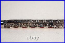 Ballpoint pen made in ISRAEL in 925 Sterling Silver with many embellishments