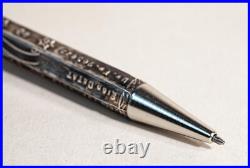 Ballpoint pen made in ISRAEL in 925 Sterling Silver with many embellishments