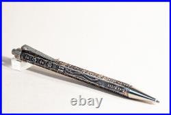 Ballpoint pen made in ISRAEL in 925 Sterling Silver with many embellishments