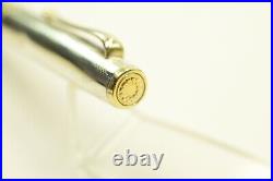 Beautiful Montegrappa 402 Sterling Silver 925 Ballpoint Pen Made In Italy