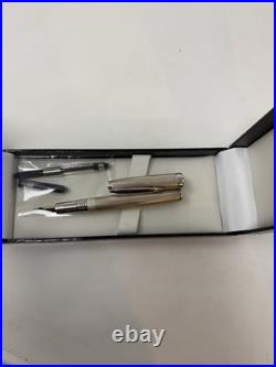 Beautiful XEZO Maestro 925 Sterling Silver Fountain Pen with Case