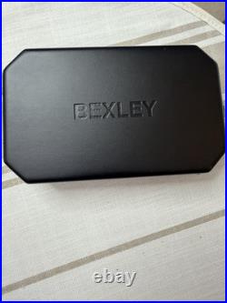 Bexley Goldline Sterling Silver Cap Fountain Pen Eggshell Green/Blue M Nib