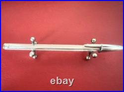 Bic Cristal Silver Pen With Solid Silver 925 Cap Vintage'91 A