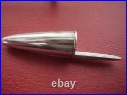 Bic Cristal Silver Pen With Solid Silver 925 Cap Vintage'91 A