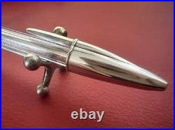 Bic Cristal Silver Pen With Solid Silver 925 Cap Vintage'91 A