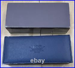 Bossert & Erhard B&E Fountain Pen c. 1990s Sterling & Black Box Compare