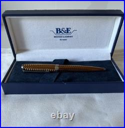 Bossert & Erhaud Sterling Pen Bronze Color New With Box Made In Germany