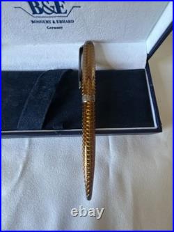 Bossert & Erhaud Sterling Pen Bronze Color New With Box Made In Germany