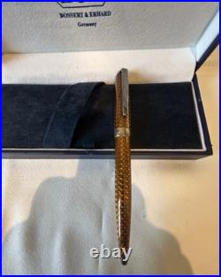 Bossert & Erhaud Sterling Pen Bronze Color New With Box Made In Germany