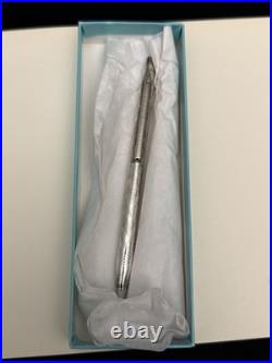 Bundled (2) Tiffany & Co. Sterling Silver Pens, (1) Elsa Peretti Vintage