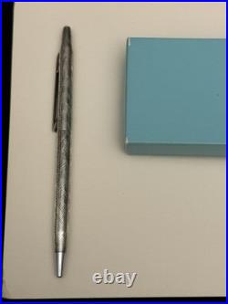 Bundled (2) Tiffany & Co. Sterling Silver Pens, (1) Elsa Peretti Vintage