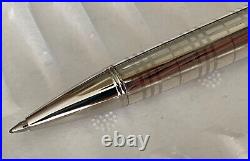 Burberry (Pentel) Balmoral Pen Sterling Silver Barrel & Palladium Coating