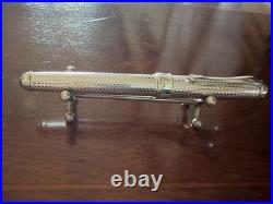 CESARE EMILIANO Vintage'90 925 Sterling Silver Engraved Rollerball Pen