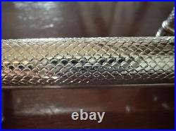 CESARE EMILIANO Vintage'90 925 Sterling Silver Engraved Rollerball Pen