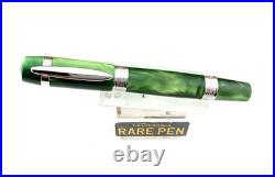 CLOSEOUT! ANCORA PERLA SEA GREEN Rollerball Pen LE500 Sterling Silver trim NEW