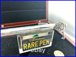 CROSS 50th Anni Tennis Hall of Fame STERLING SILVER Fountain Pen 18K M nib NEW