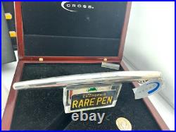 CROSS 50th Anni Tennis Hall of Fame STERLING SILVER Fountain Pen 18K M nib NEW