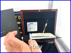 CROSS 50th Anni Tennis Hall of Fame STERLING SILVER Fountain Pen 18K M nib NEW