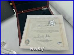 CROSS 50th Anni Tennis Hall of Fame STERLING SILVER Fountain Pen 18K M nib NEW