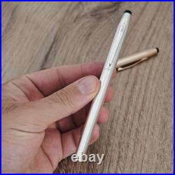 CROSS Century Rollerball Pens Sterling Silver & 14Kt Rolled Gold IRELAND 70s