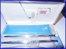 CROSS USA MADE Ladies Ballpoint Pen & Pencil Set STERLING SILVER New