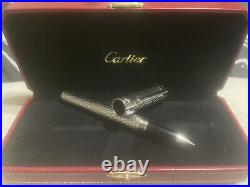 Cartier Diabolo COST0046 Solid Sterling Silver Ball point Pen with/ Box