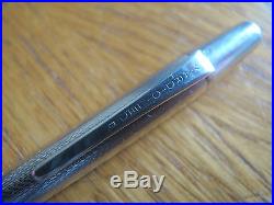 Cased Hallmarked Sterling Silver'yard O Led' Ballpoint Pen 1970
