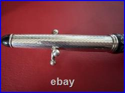 Cesare Emiliano 925 Solid Silver Fountain Pen Hand-Finished In Box NOS