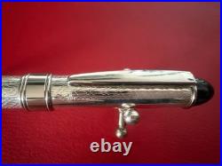 Cesare Emiliano 925 Solid Silver Hand-Finished Fountain Pen