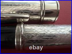 Cesare Emiliano 925 Solid Silver Hand-Finished Fountain Pen