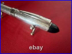 Cesare Emiliano 925 Solid Silver Hand-Finished Fountain Pen