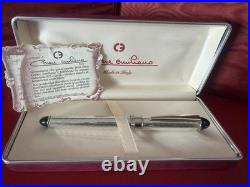Cesare Emiliano 925 Solid Silver Hand-Finished Fountain Pen