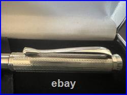 Cesare Emiliano Silver 925 Guilloché Hand-Engraved Ballpoint Pen Warranty